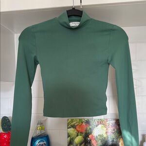 Babaton Sage Green Crop Top